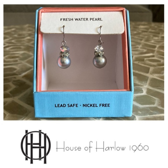 House of Harlow 1960 Jewelry - NEW! House of Harlow 1960 fresh water pearl earrings